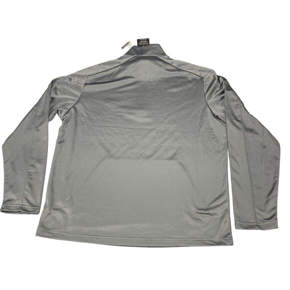 Callaway Golf Sweatshirt Mens Medium Gray OptiDry Mock Neck UPF 50+ Quarter Zip - Picture 6 of 15